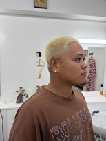 バーバーカリミチ(Barber karimichi)&nbsp;金髪ボウズ