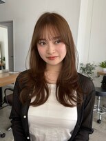 シア 表参道(SHEA.)&nbsp;透明感ベージュ/ロングレイヤーカット/赤味消し