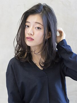 ザ シー 橋本(The C) 「The C 橋本店」おフェロな大人ミディアムヘア・暗髪透明感