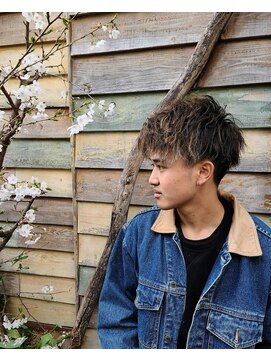 ヘア スタジオ クリブ 北千住(HAIR STUDIO CRIB) メッシュ&ツイストパーマ