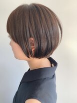 ステア ケース(stair case)&nbsp;大人かわいい丸みショートボブ/耳かけショート前髪あり