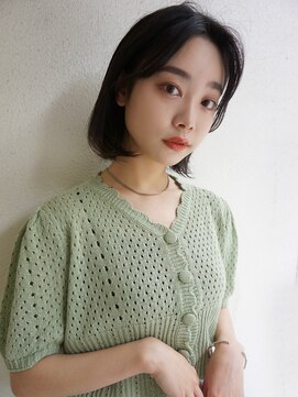 ブゾン(buZon) 【buZonブゾン】暗髪×サイドバングボブ