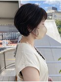 ［OCEAN Hair&Life 水田成美］襟足スッキリ大人ショートボブ