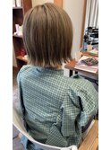 切りっぱなしボブ