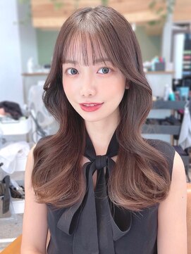 ミラリー トウキョウ(Mirareee Tokyo) 20代30代40代◎韓国ヘアー顔周りレイヤー青髪似合わせカットロブ