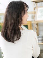 カバーヘア イヴ 戸頭店(COVER HAIR EVE)&nbsp;ダークアッシュくせ毛風顔周りレイヤーTb4戸頭20代30代40代