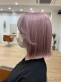 アグ ヘアー シーバス 薩摩川内店(Agu hair chivas) ピンクカラー☆ブリーチ2回で出来ます♪♪