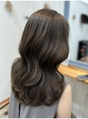 大人のダークカラー　ワンホンヘア