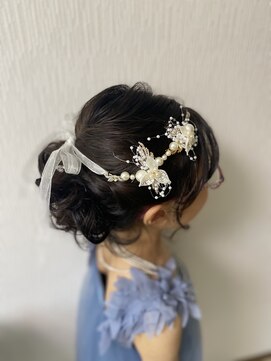 ミークスタイルヘアー(Miiku.style.hair) お子様パーティーヘアセット