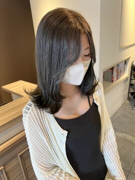 ヘアースタジオ エフ(Hair studio f) 赤み消しカラー