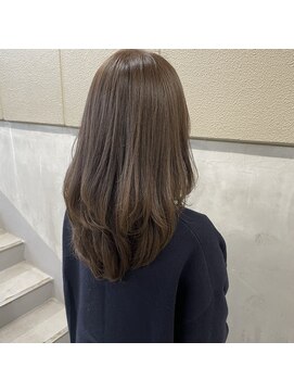 ファースト 泉中央店(first) グレージュカラー/レイヤーロング/20代30代40代