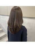 グレージュカラー/レイヤーロング/20代30代40代