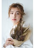 ヘアアレンジパーティー結婚式二次会編み込みポニーテール/立川