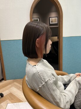 ロンド レグリーズ 立川(Lond leglise) インナーカラー/イヤリングカラー/ケアブリーチ/ブリーチ/立川