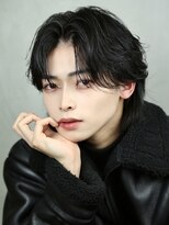 ザ サードヘアー 津田沼 annex(THE 3rd HAIR)&nbsp;センターパートウルフ　コンマバング［津田沼駅/メンズ］