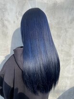 グランデュール 藤枝店(GRANDEUR)&nbsp;ブルーブラック/ダブルカラー/インナーカラー/ケアブリーチ