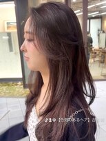 シティ(CITY)&nbsp;センターパート かきあげ前髪 レイヤーカット 表参道