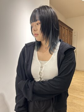 マインズシータ レイヤースタイル×インナーカラー