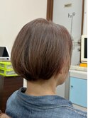 ツーブロックボブスタイル