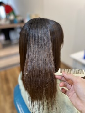 アメイズトーキョー 札幌大通(Amaz! tokyo) 前髪イメチェンこなれミディ/縮毛矯正/髪質改善/ツヤ髪/くせ毛