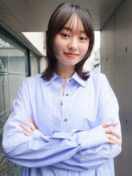ミンクス渋谷スマートサロン(MINX shibuya smart salon) イメチェン前髪小顔こなれミディ_渋谷/表参道