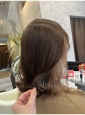グレージュカラー＋インナーカラー