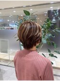 ショートもハイライトで立体感を!