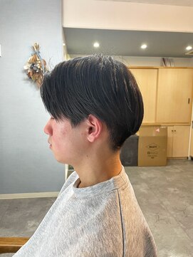 グリードヘア(GREED HAIR) 学生×ナチュラルセンターパート