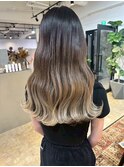 balayage on color