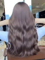 アマトウキョウ アユンチェ(AMA TOKYO×AYUNCHE)&nbsp;ブリーチなし　ピンクブラウン　ヘーゼルベージュ