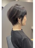 脱白髪染め大人美人ショート