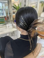 メロン 高円寺(melon)&nbsp;大人かわいいヘアセット