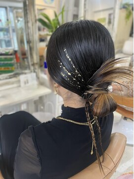 メロン 高円寺(melon) 大人かわいいヘアセット