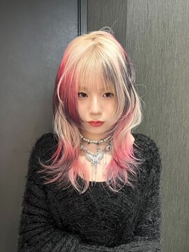 ヌル 表参道本店(Null) スラッシュカラー/デザインカラー/ブリーチカラー/表参道/原宿