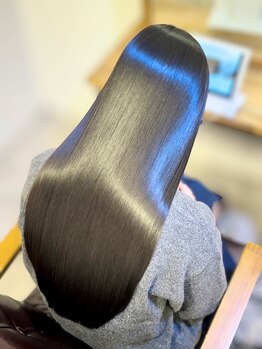 レクト 木更津(LECT)の写真/髪質改善ストレートでダメージレスに艶のある自然な仕上がりに♪思わず触れたくなるような柔らかい質感へ☆