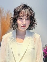 アルバム 新宿(ALBUM SHINJUKU)&nbsp;ボブショートミディアム暗めカラー前髪カット_F20994