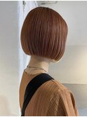 成人式ハイライトカラーマッシュショートロングヘアグレージュ