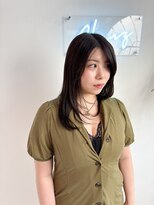 グランツ(GLANZ) アッシュベージュ×顔まわりレイヤー