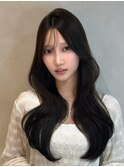 暗めカラー/韓国風巻き/レイヤーカット/髪質改善/縮毛矯正/銀座