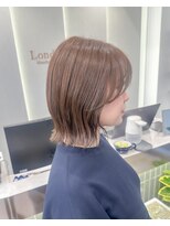 ロンドリゼル 札幌(Lond RiseL) オリーブグレー/前髪/ボブ/マロンベージュ/レイヤーカット/小顔