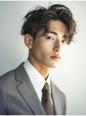 大人センターパート × くせ感ウェーブ