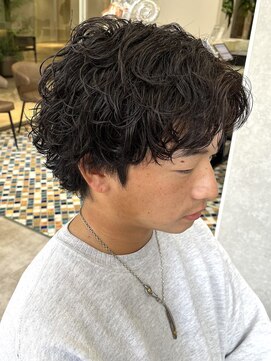men's/MEN'S/メンズカット/メンズパーマ/郡山/眉毛/サーフカール