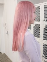 プネル(punel)&nbsp;薄ピンクウルフレイヤーウルフカットケアブリーチ佐藤