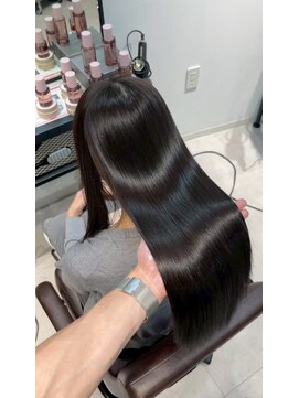 シェノン 梅田(CHAINON) 梅田/着物ヘア/大人ガーリー/ダークアッシュ/似合わせカット