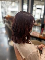 アバーブザビューティーアイランド(Above the beauty island)&nbsp;20代30代40代50代◎ミディアムボブ/カシスピンク