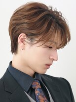 アズ ワン(AS ONE)&nbsp;韓国ヘアコンマバング韓国マッシュセンターパートフェザーパーマ