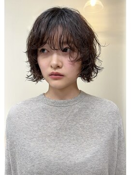 ロールアップスリーブス(ROLL UP SLEEVES) layer bob perm