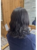 ミディアム　パーマスタイル