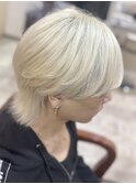 【men's style】ホワイトブロンド