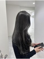 ケンジ 横浜(KENJE) グレー/ロングレイヤー/ワンカラー